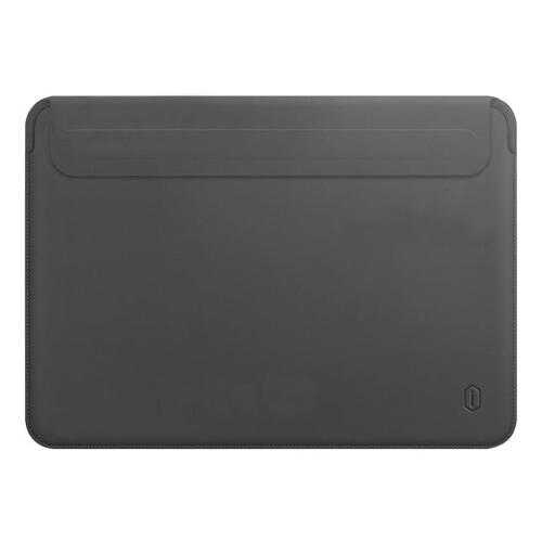 Чехол для Macbook Pro 12 Wiwu Skin Pro 2 Leather grey в Страдивариус