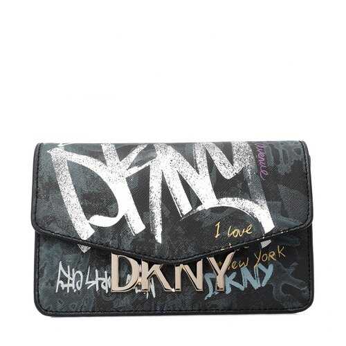 Поясная сумка женская DKNY R94INF74 черная в Страдивариус