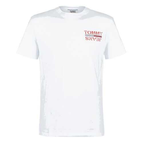 Футболка мужская Tommy Jeans DM0DM07855 YBR разноцветная XL в Страдивариус