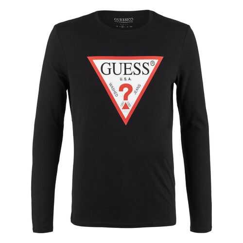 Лонгслив мужской Guess M0YI31-I3Z11 черный XL в Страдивариус