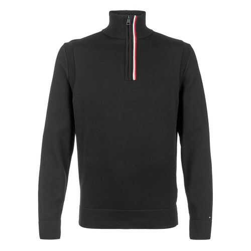 Джемпер мужской Tommy Hilfiger MW0MW12274 BDS черный XL в Страдивариус