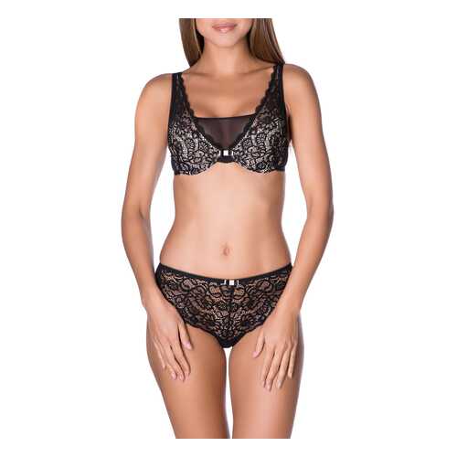 Бюстгальтер женский ROSE&PETAL LINGERIE 39024 черный 75C FR в Страдивариус